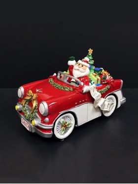 Merry and Bright Santa in Car Musical (Tune: Here Comes Santa Claus)